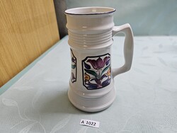 A1022 Alföldi virág mintás korsó 20 cm