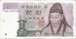 1000 won 1983 Dél Korea 5.