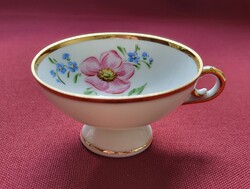 Porcelán kávés csésze espresso mokkás rövid kávé eszpresszó virág mintával