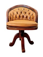 Chesterfield bőr forgószék, íróasztalszék B065