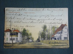 Képeslap,Dunaharaszti,Hegyi Lajos utca látkép,részlet,Vasúti kiadás Bp. , 1932-