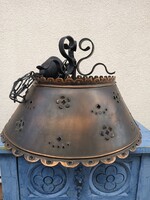 Vintage art and craft kovácsoltvas mennyezeti lámpa. Alkudható.