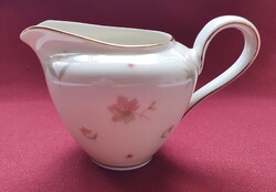 Wunsiedel R Bavaria Claudia német porcelán kiöntő tej tejszín levél mintával