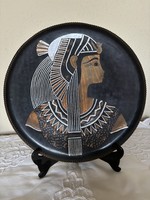 Egyiptomi réz falitál