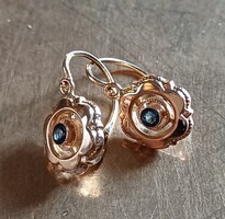 Antik Szecessziós 14 k Vörösarany Lányka Fülbevaló