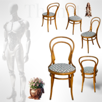 1 db Thonet szék új kárpittal