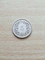 Svájc  5 Rappen 1975