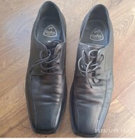 Minőségi kívül belül bőr bőrtalpú cipő 43as, 27,5-28 cm, hibatlan