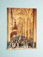 Képeslap (60) - Németország (NSZK) - Wasserburg am Inn - Szent Jakab templom 1846-ban