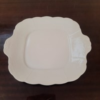 Fehér Herendi porcelán süteményes kínáló tál