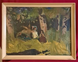 Id. Benedek Jenő (1906 - 1987) : Heverészők