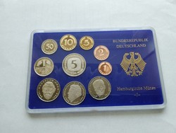 Német márka 2001-es,forgalomi sor, J,tükörveretes, UNC, gyönyörű állapotban eladó