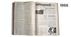 1986 szeptember 22  /  Népszabadság  /  Eredeti 1986-os Újság Ssz.:  36622