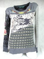 EREDETI DESIGUAL (M) HOSSZÚ UJJÚ NŐI SZÜRKE SZUPER FELSŐ