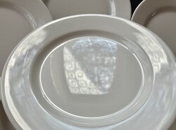 Lubiana 8 db vitrin fehér Lengyel porcelán kistányér éttermi tányér 19 cm