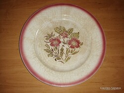 Régi Városlődi kerámia falitányér - átm. 24 cm (n)