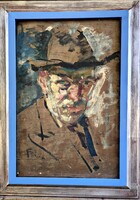 Fried Pál(1893-1976): Önarckép 1960-'70k