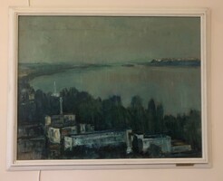 Iván Hristov (1900-1987). Bolgár festő, Budai látkép.