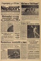 1975.02.01. NÉPSPORT POSZTER regiujsag 40 x 60 cm