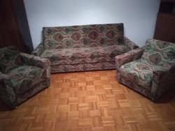 Retró ülőgarnitúra az 1980-as évekből