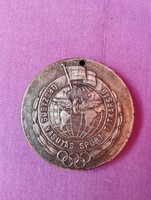 MÁV. Országos vasutas Sport titkárság. Ritka sport érem.