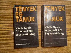 Kádár Gyula A Ludovikától Sopronkőhidáig I-II. (Tények és Tanúk) Magvető Könyvkiadó, 1978
