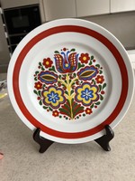 Hollóházi antik tányér/ népi fali tányér 24cm átmérő