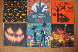 6 db Szalvéta  Halloween