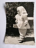 1 db 2,- Ft-os "kislány kosárral" képeslap - 1962.