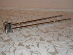 Fém fürdőszobai törülközőtartó, akasztó