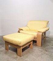 Musterring ülőgarnitúra hajlított fa vázzal, mid century design