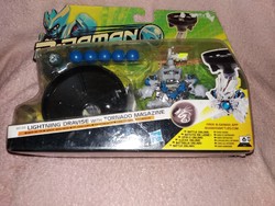 HASBRO -TAKARA TOMY B-Daman Crossfire-Lightning Dravise with Tornado Magazine JÁTÉK SZETT BONTATLAN
