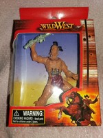 MINŐSÉGI  CHAP-MET WESTERN INDIÁN játék figura 12 cm dobozával BONTATLAN a képek szerint 2.