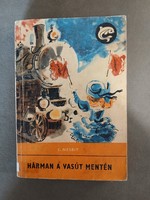 E. Nesbit - Hárman a vasút mentén -1968 - Delfin könyvek