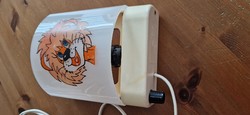 Retro, régi orosz fali lámpa gyerekeknek.