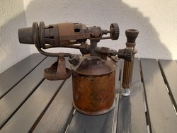 Régi Német vörösréz benzines égő