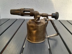 Régi Német sárgaréz benzines égő