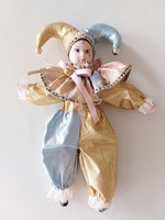 Velencei baba karneváli bohóc figura 27 cm