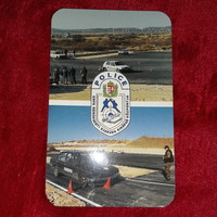 ORFK Rendészeti Szervek Kiképző Központ / POLICE  kártyanaptár 1998
