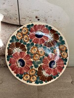 Wloclawek Lengyel Festett Mintás Fajansz Tál A62