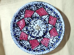 Kerámia falitányér Iparművész Hungária Budapest retro 20,5x4cm