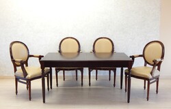 Vintage 6 - 8 személyes étkezőasztal [R C - 35 ] Raktárról elérhető termék!