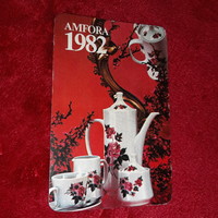 AMFORA kártyanaptár 1982