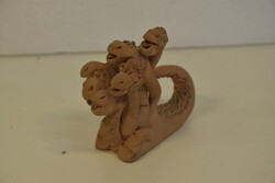 7 fejű sárkány kerámia A155