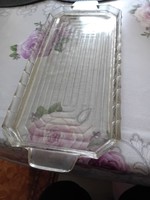 Üveg súteményes tálca37×16cm 1900èves elejéböl