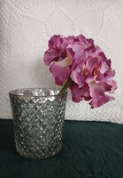 Ezüst váza, mécsestartó