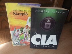 Nemere István Skorpió és A CIA története - 2 kötet egyben