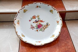 Zsolnay paradicsommadaras kerek kínáló 30 cm (K)
