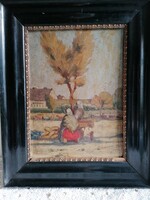 Csallóközi Farkas Lőrinc - Vásározó asszonyok