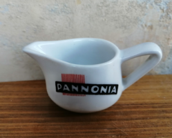 Hollóházi pici tejszínes _ Pannonia logo _ Hotel porcelán